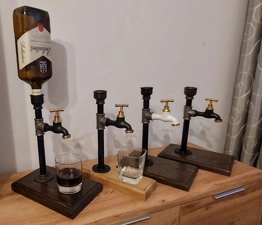 Nalewak / Kranik / Dyspenser do whisky, wódki itp. 1/2 cala - obrazek 4