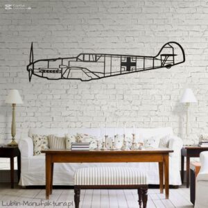 Messerschmitt Bf 109 - Dekoracja ścienna 3D