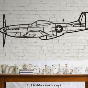 P-51 Mustang - Dekoracja ścienna 3D