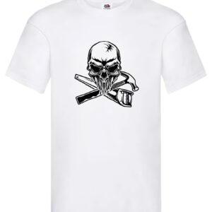 Koszulka - CZASZKA - biała