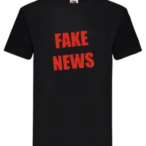 Koszulka - FAKE NEWS - czarna