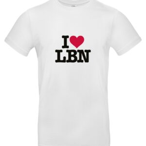 Koszulka - I Love LBN - biała